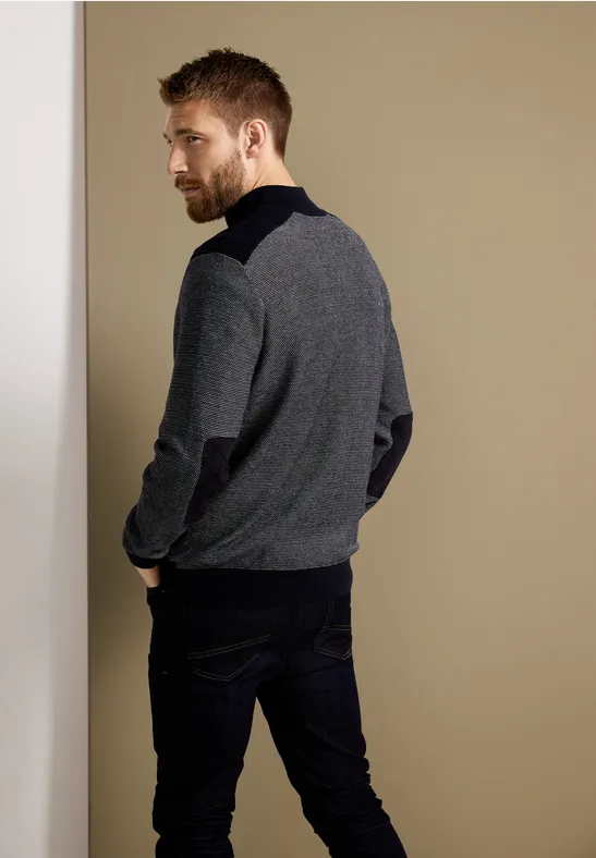 Street One Strickjacke in Birdseyeoptik Tiefpreis