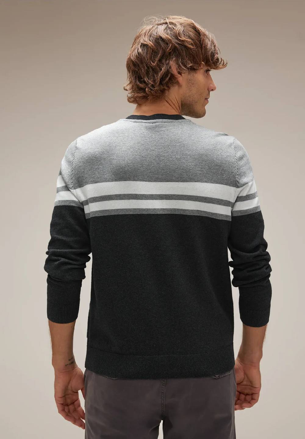 Street One Gestreifter Strickpullover Sonderangebot der Fabrik