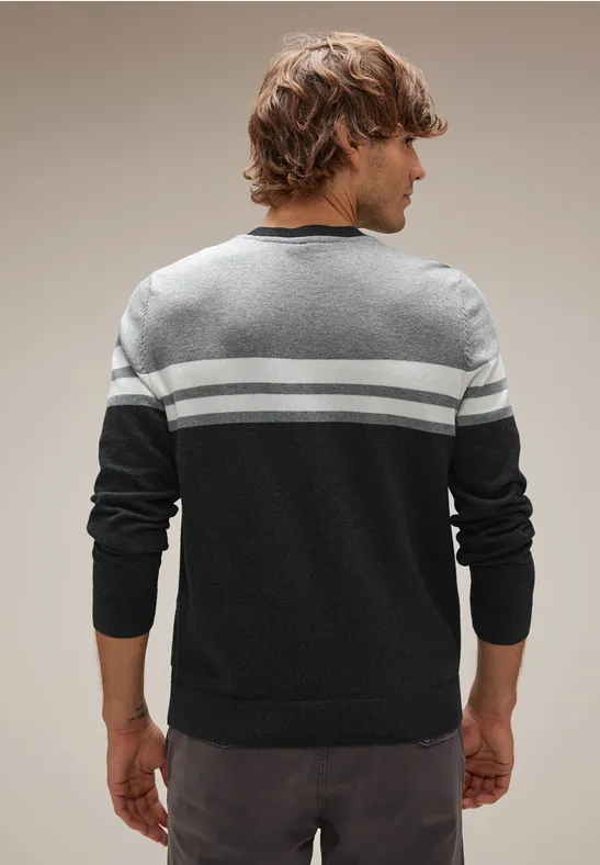 Street One Gestreifter Strickpullover Sonderangebot der Fabrik
