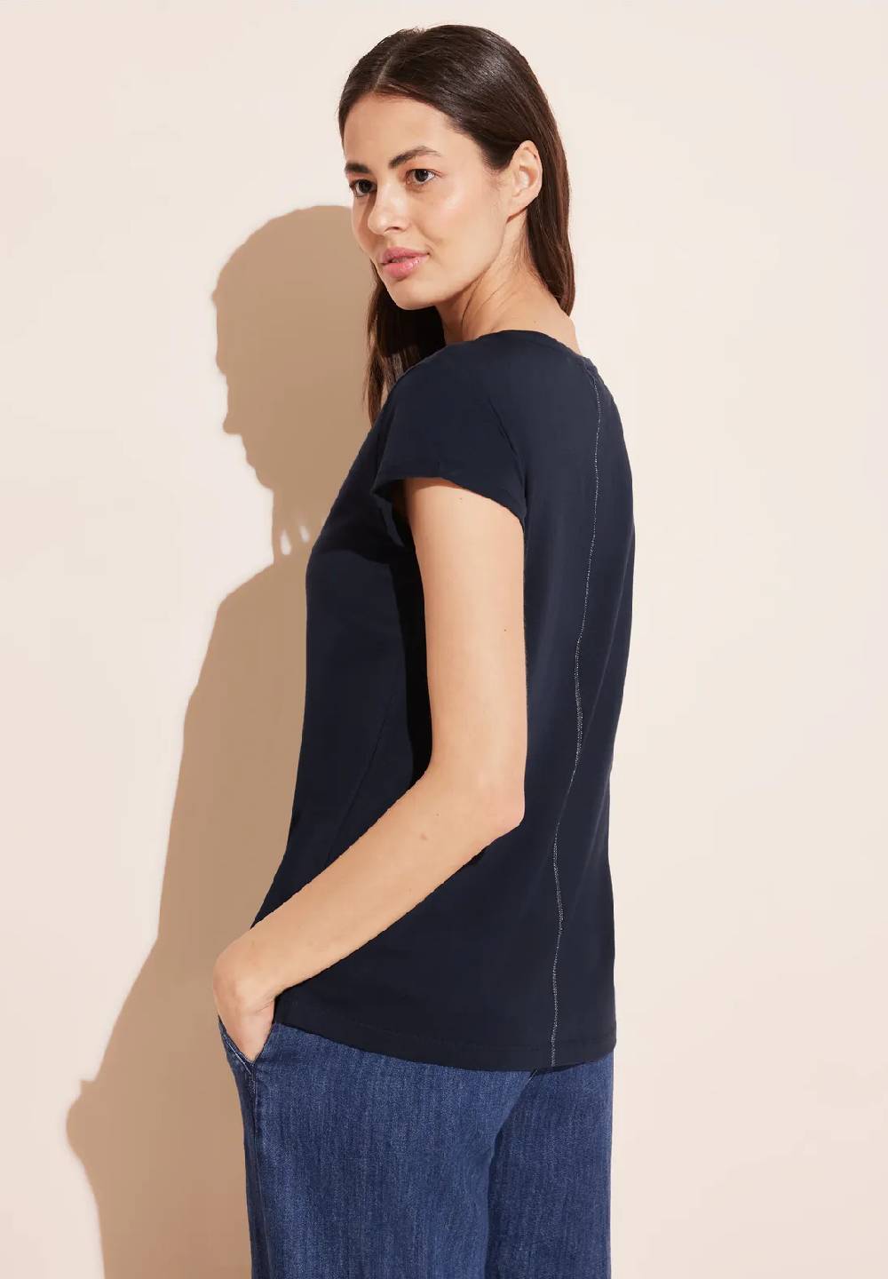 Street One T-Shirt mit Wording 50% Rabatt für begrenzte Zeit
