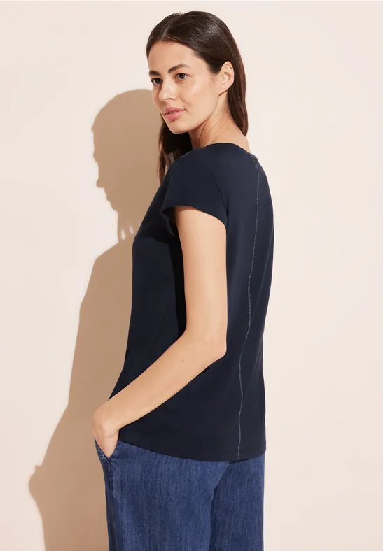 Street One T-Shirt mit Wording 50% Rabatt für begrenzte Zeit