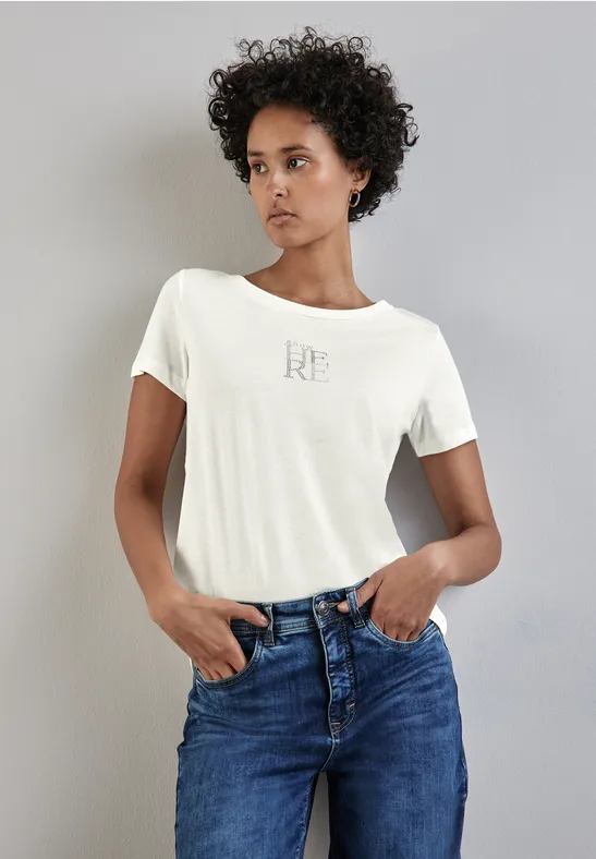 Street One T-Shirt mit Wording Angebote