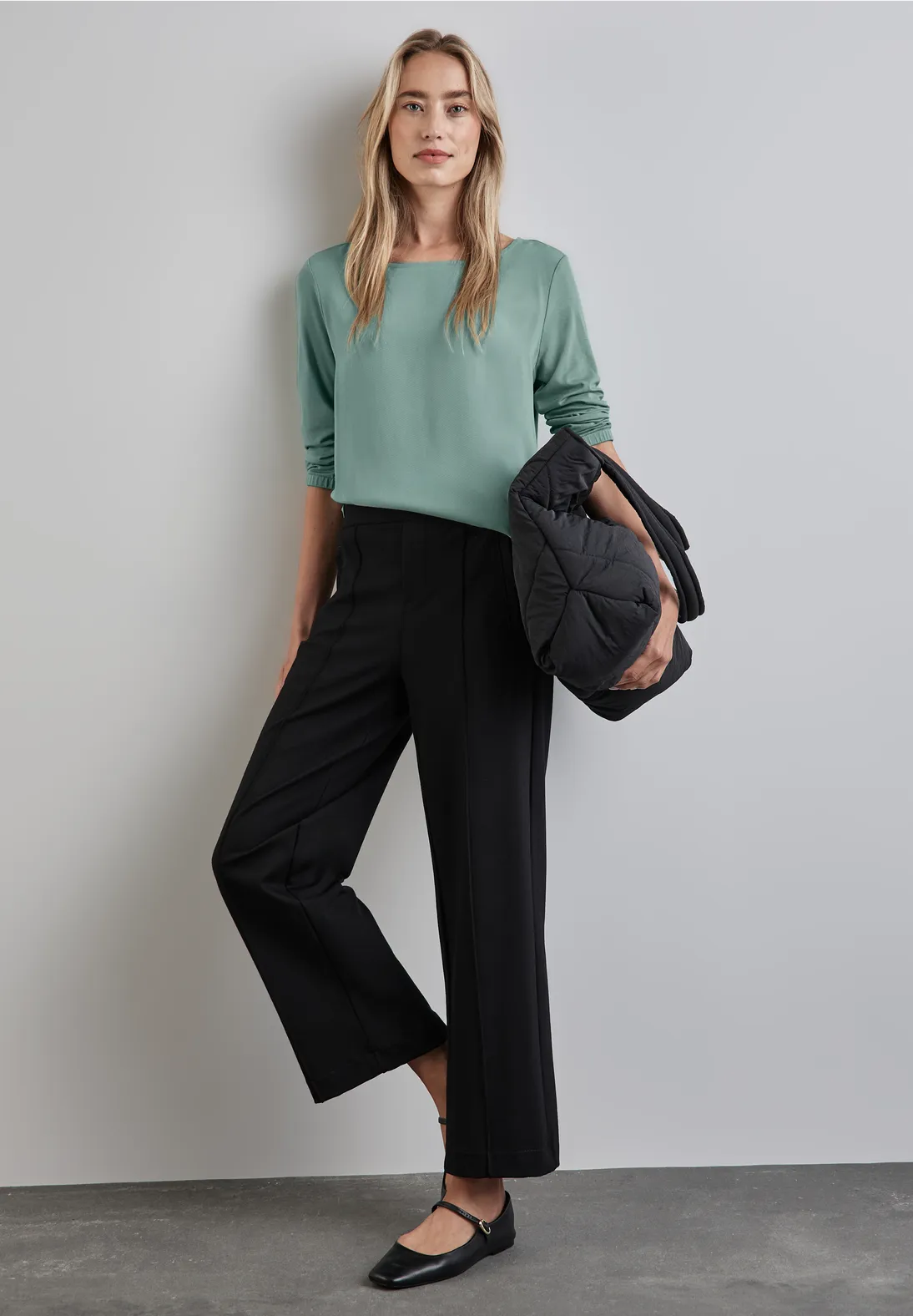 Street One Materialmix-Shirt