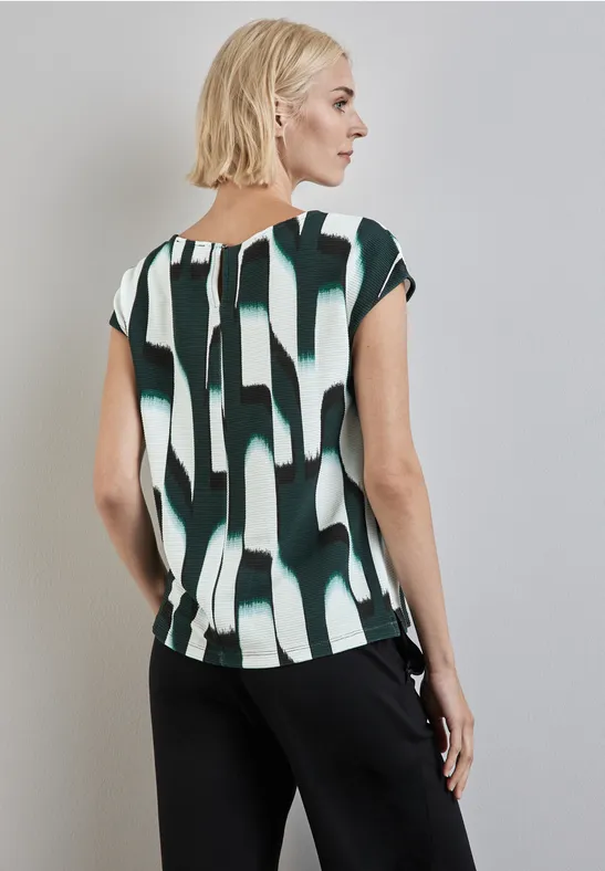 Street One Bedrucktes Ottoman-Shirt Limitierter Zeitrabatt