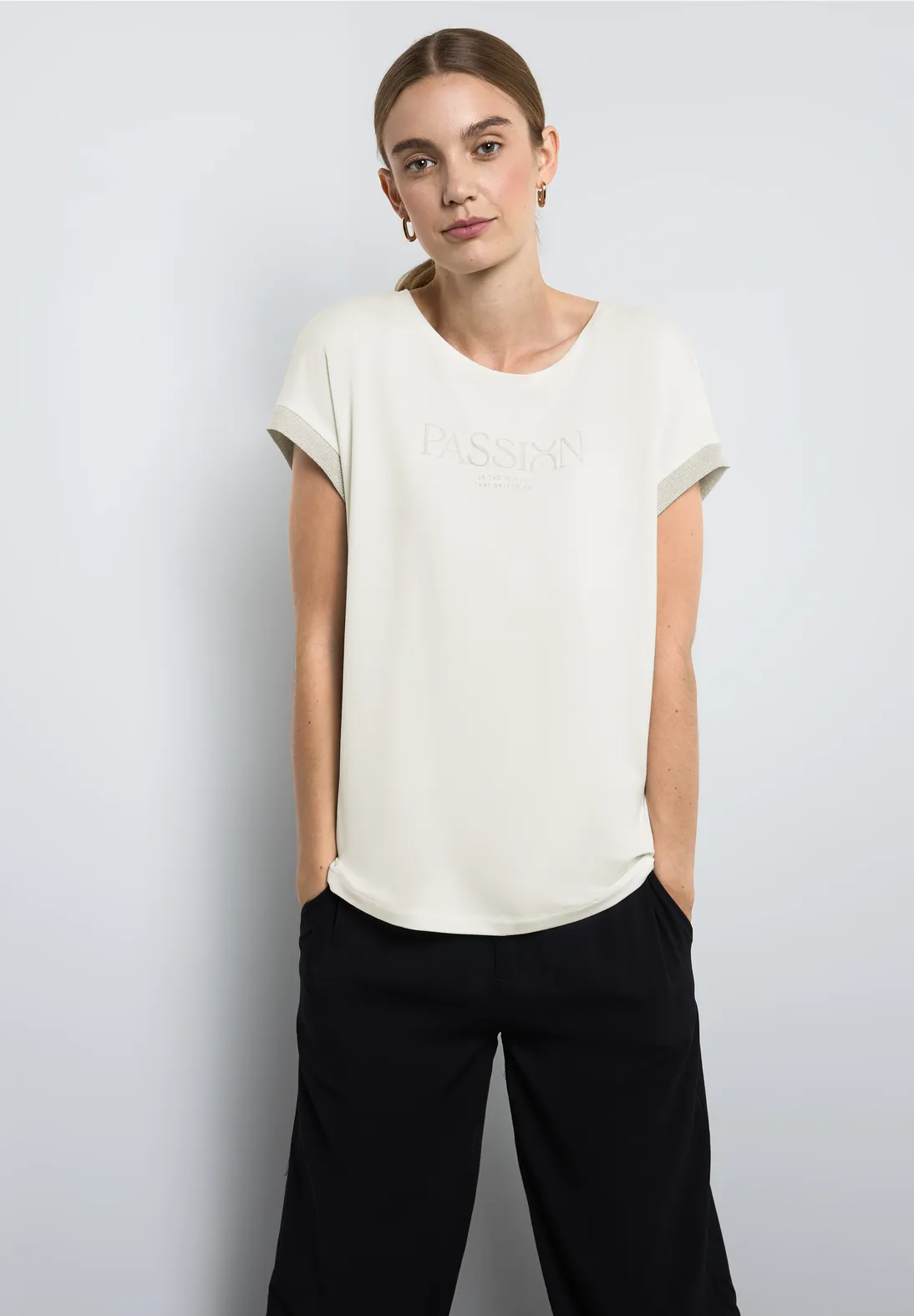 Street One T-Shirt mit Wording