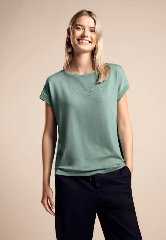 Street One T-Shirt mit Wording Osterangebot