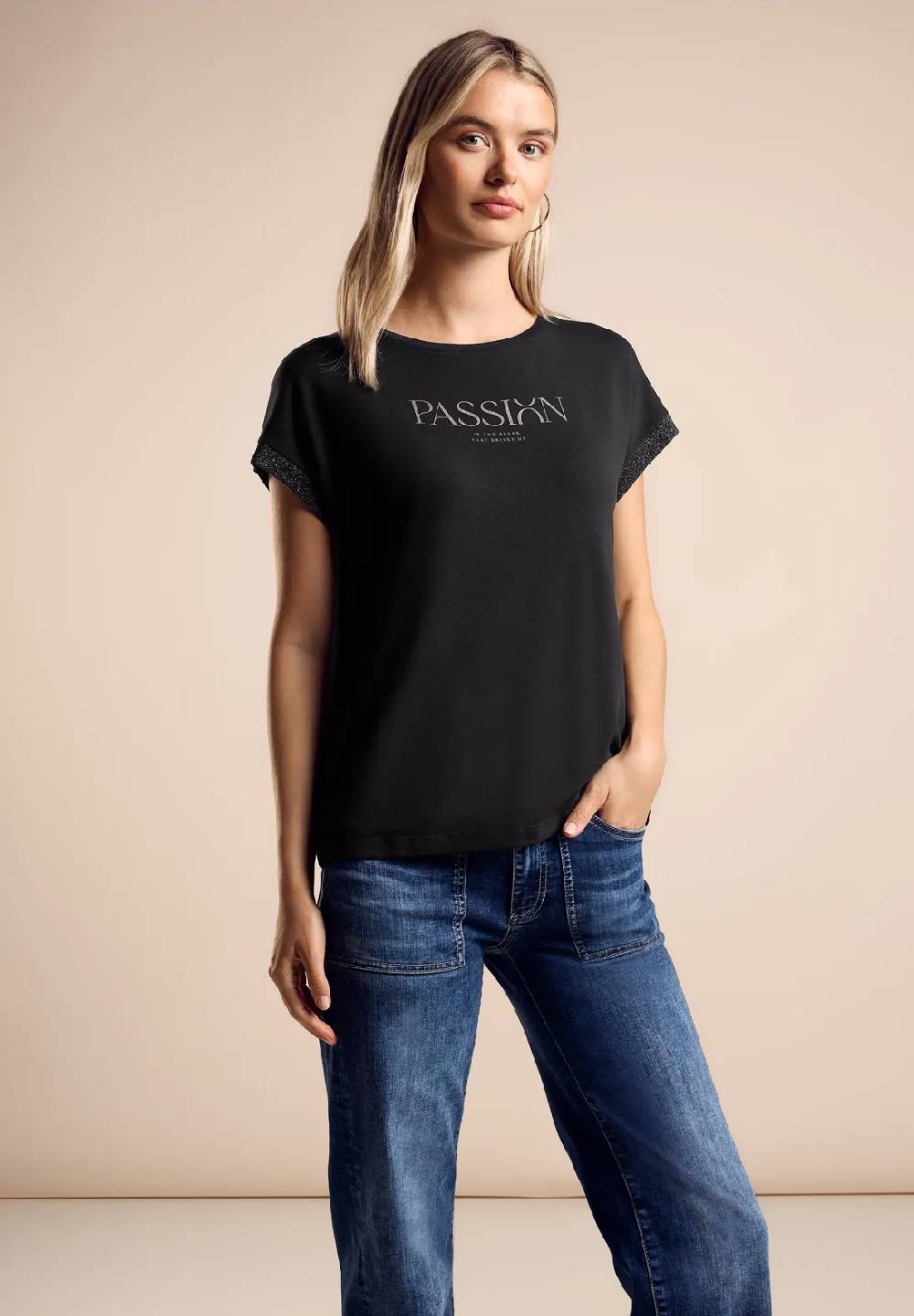Street One T-Shirt mit Wording