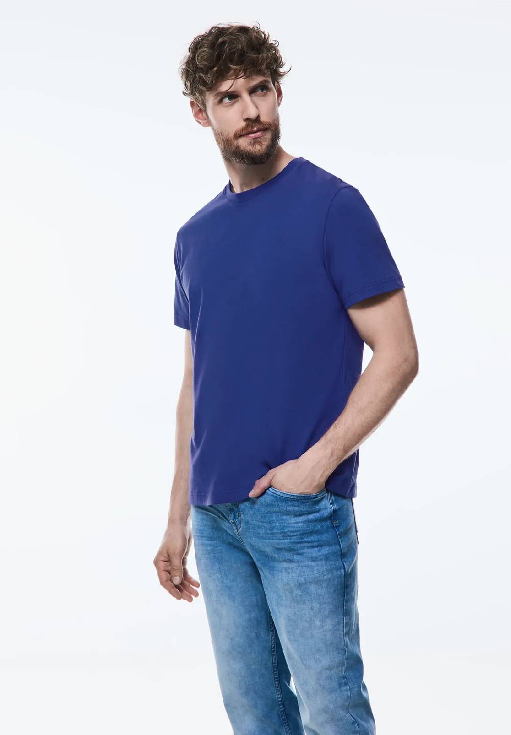 Street One Basic T-Shirt in Unifarbe