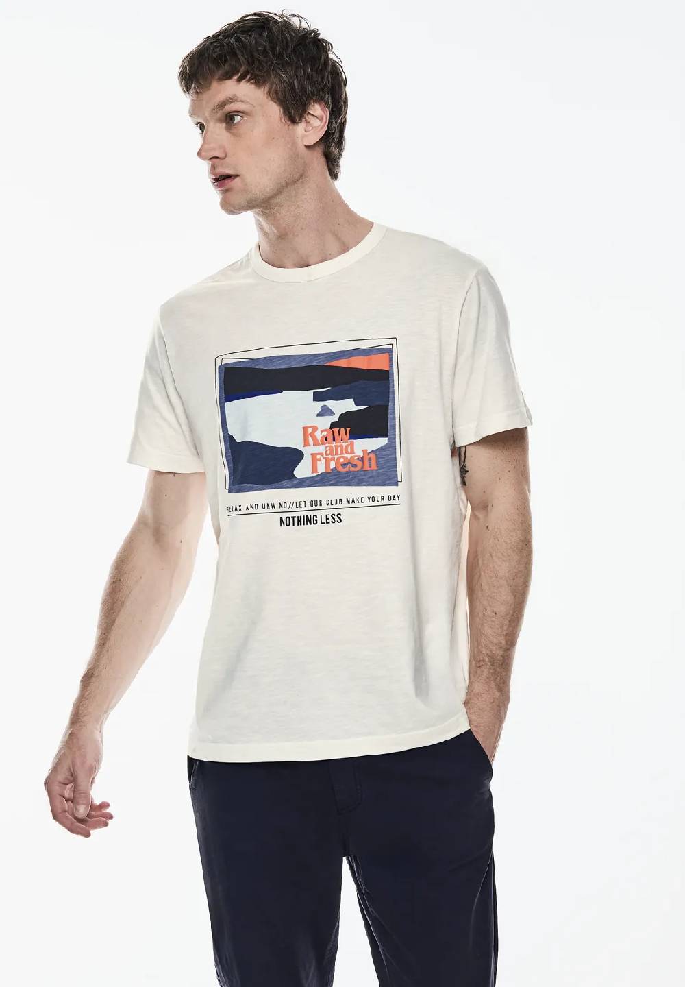 Street One Slub T-Shirt mit Print