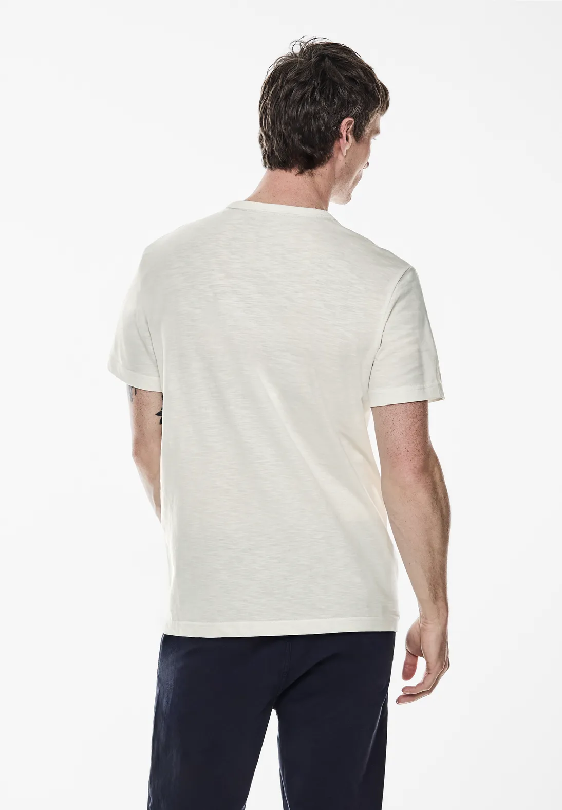 Street One Slub T-Shirt mit Print Letzte 3 Tage