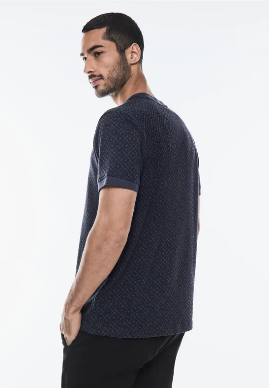 Street One Gemustertes Henley T-Shirt Zeitbegrenzte Promotion