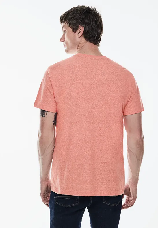 Street One Melange T-Shirt mit Print Nur noch ein Tag übrig