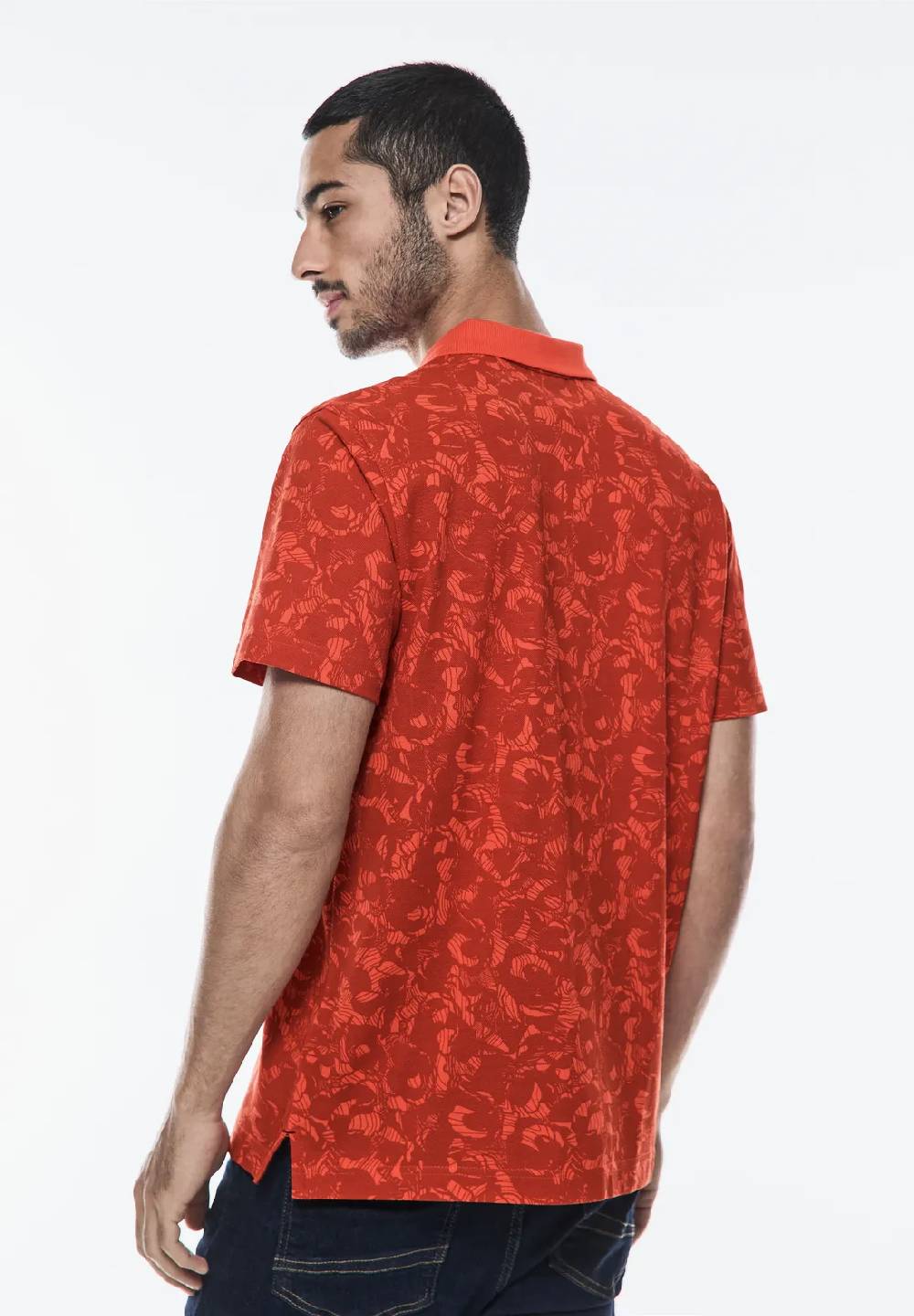 Street One Piquée Print Poloshirt Speichern exportieren