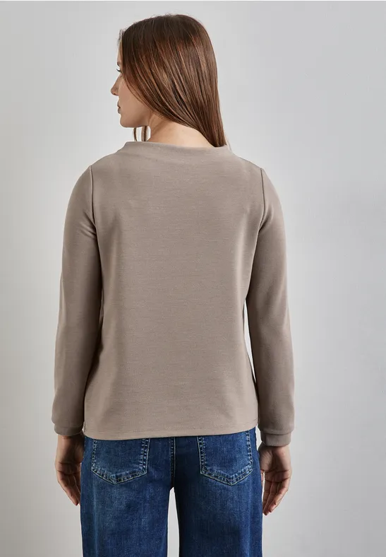 Street One Turtleneck Struktur-Shirt Black Friday