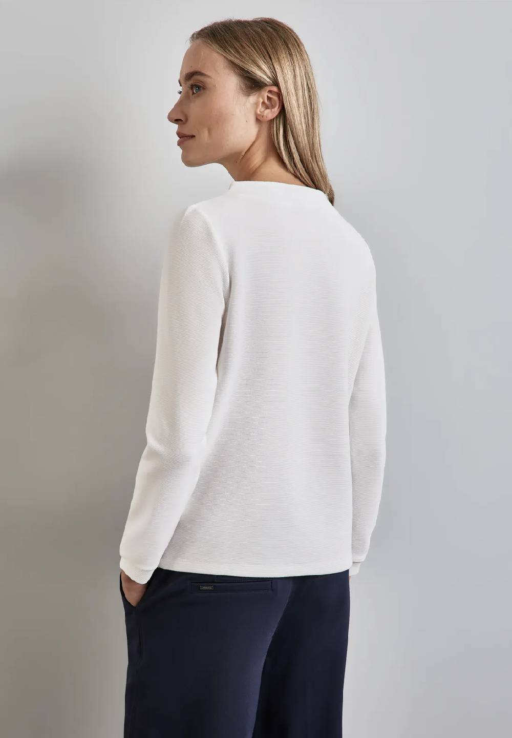 Street One Turtleneck Struktur-Shirt Heißer Verkauf