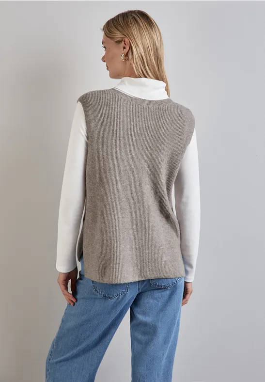 Street One Ärmelloser Pullover Tägliche Deals