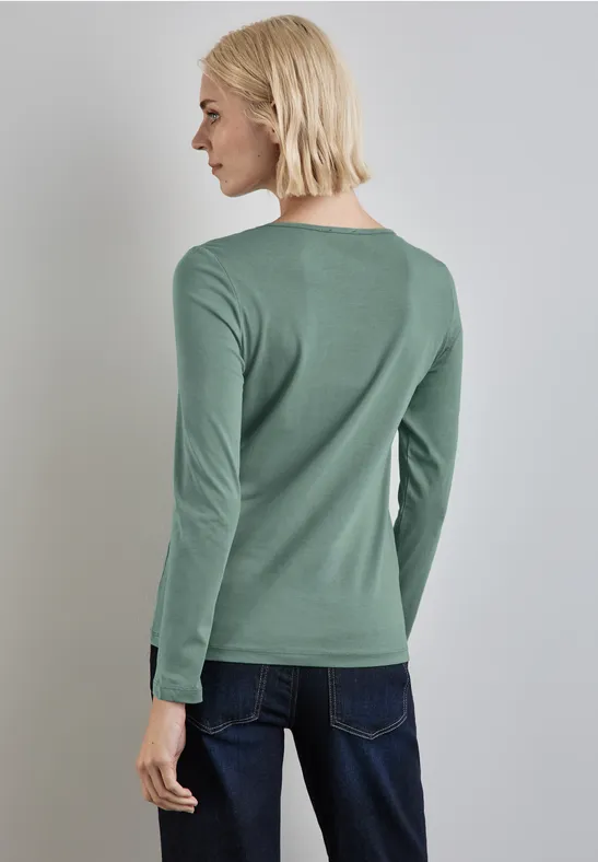 Street One Basic Langarmshirt Kostenlose Rückgabe