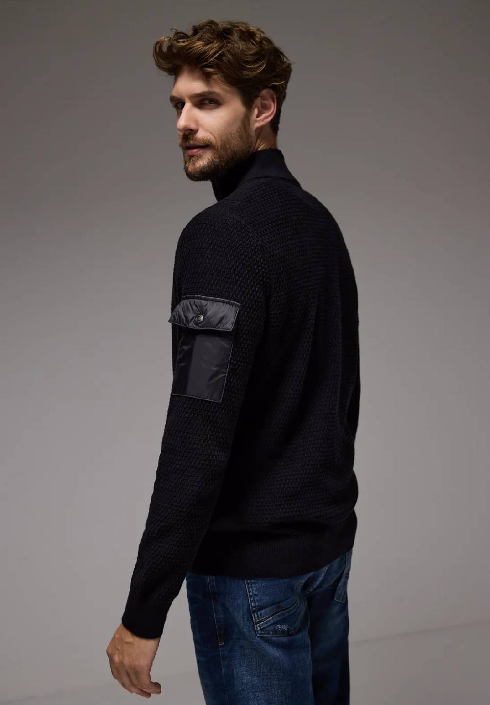 Street One Materialmix Pullover Letzter Tag