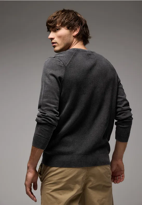 Street One Pullover in Washed-Optik Discount Store für neue Produkte