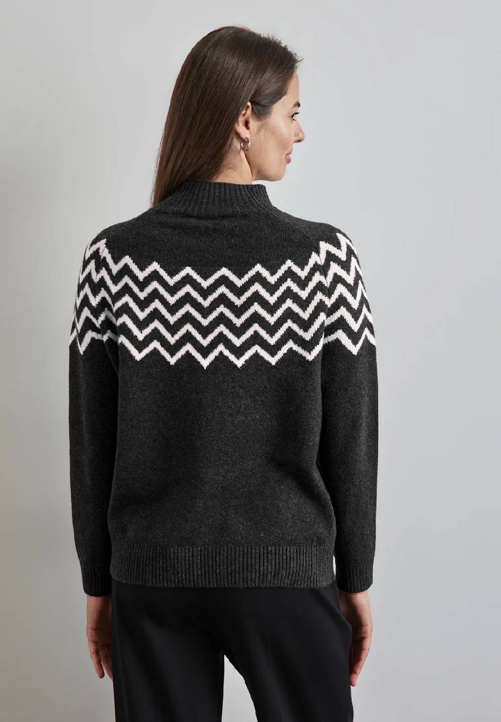 Street One Pullover mit Stehkragen 2025