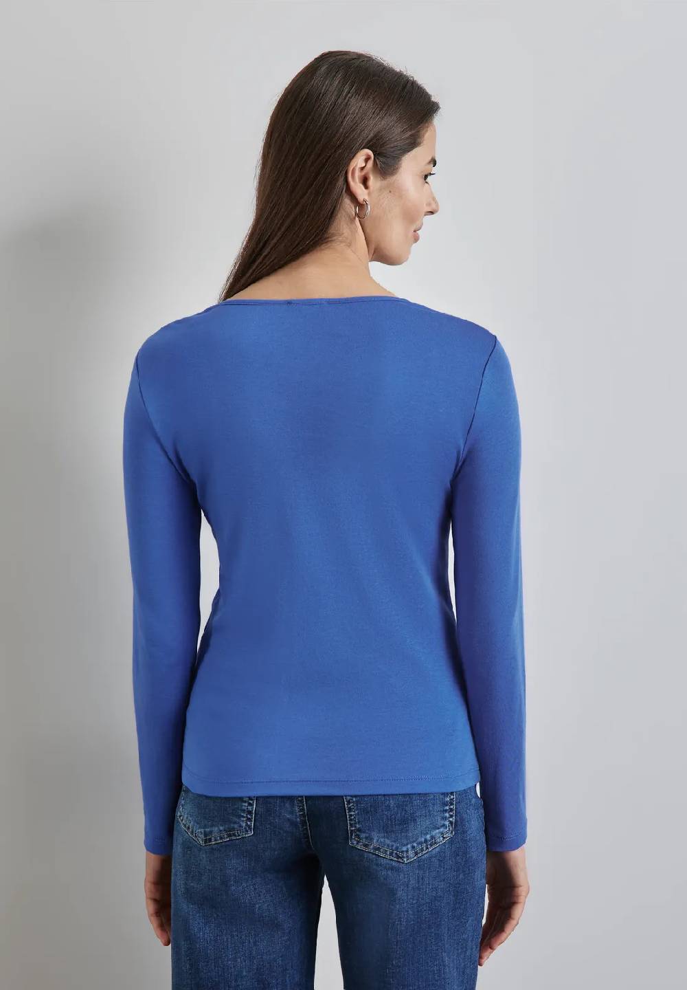 Street One Shirt mit Herzausschnitt Auslauf