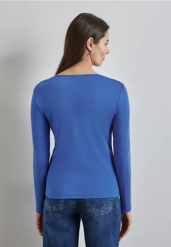 Street One Shirt mit Herzausschnitt Auslauf
