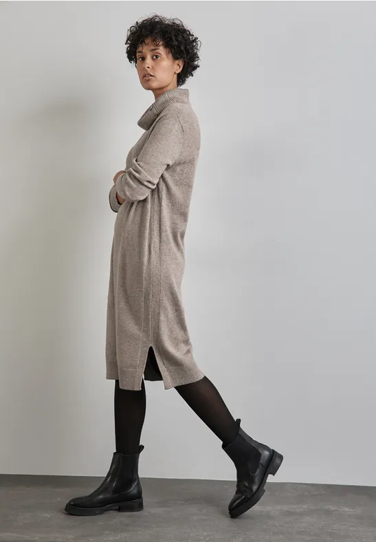 Street One Feinstrickkleid mit Knöpfen Verkauf