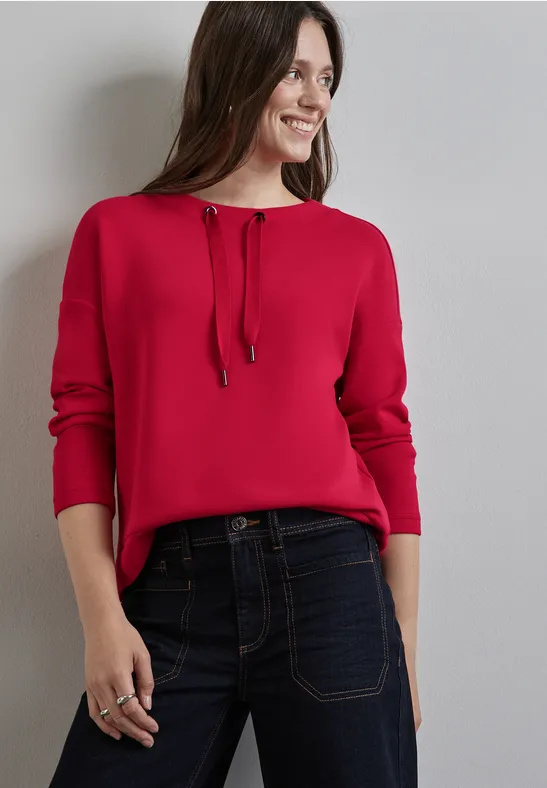 Street One Silk-Look Shirt Günstiger Verkauf