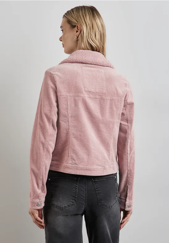 Street One Cord-Jacke mit Teddy-Kragen Fabrikverkauf