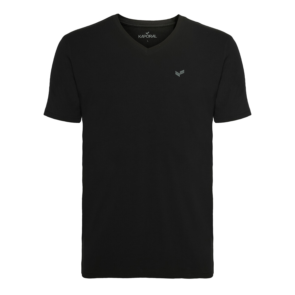 laredoute 2er-Pack T-Shirts Gift V-Ausschnitt weiss + schwarz KAPORAL Bis zu 50% Rabatt