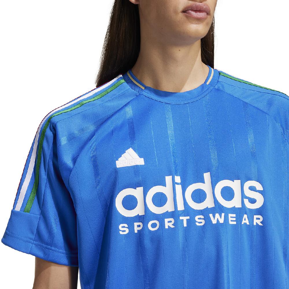 laredoute House of Tiro T-Shirt Italien blau adidas Performance Vierteljährliche Förderung