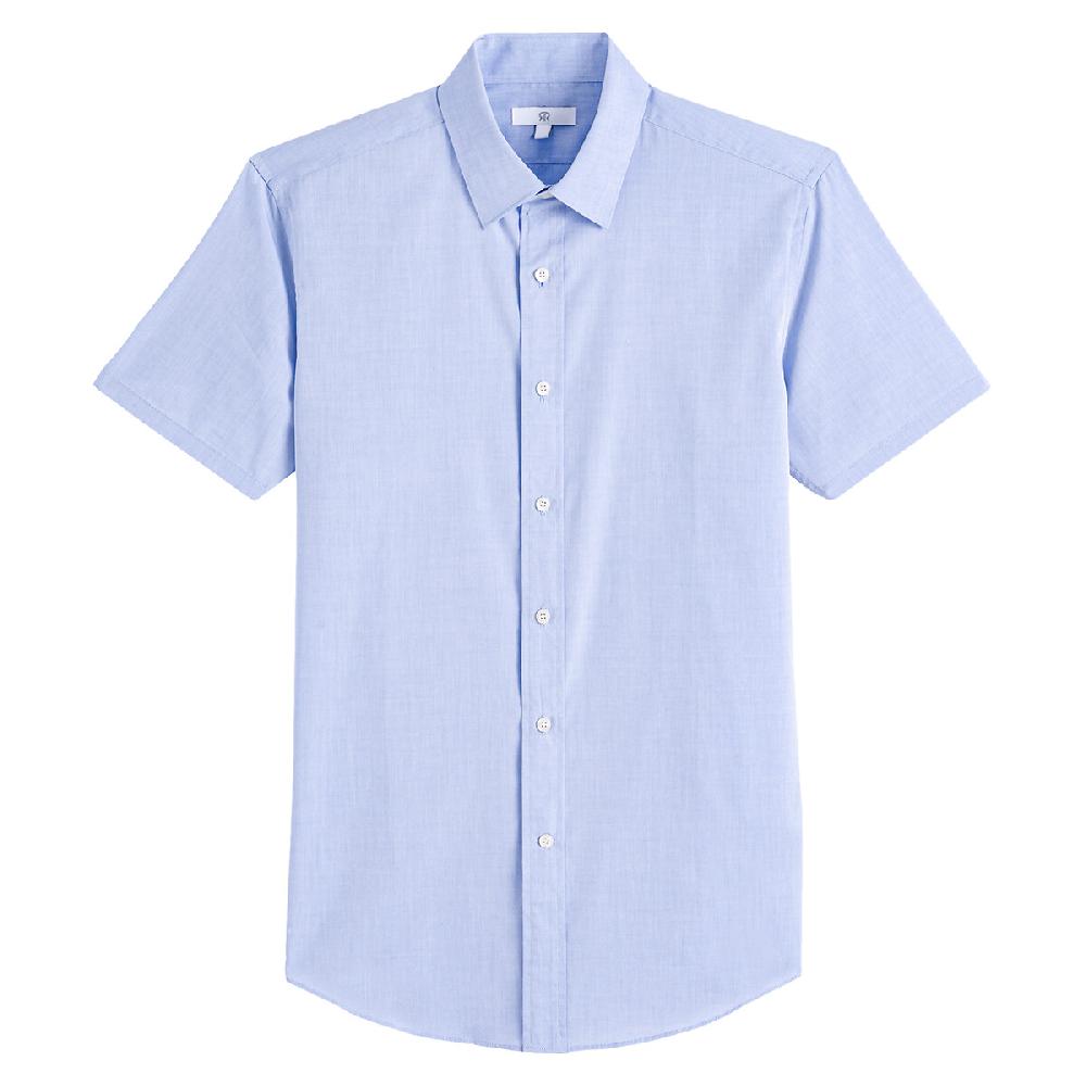 laredoute Kurzärmeliges Hemd aus Popeline Regular-Fit - LA REDOUTE COLLECTIONS Bis zu 55% Rabatt