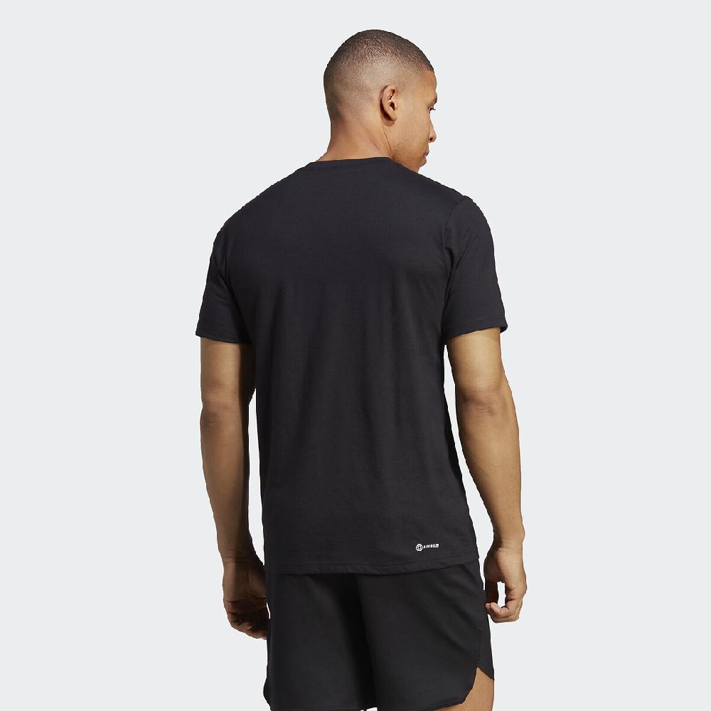 laredoute T-Shirt mit rundem Ausschnitt schwarz adidas Performance Outlet