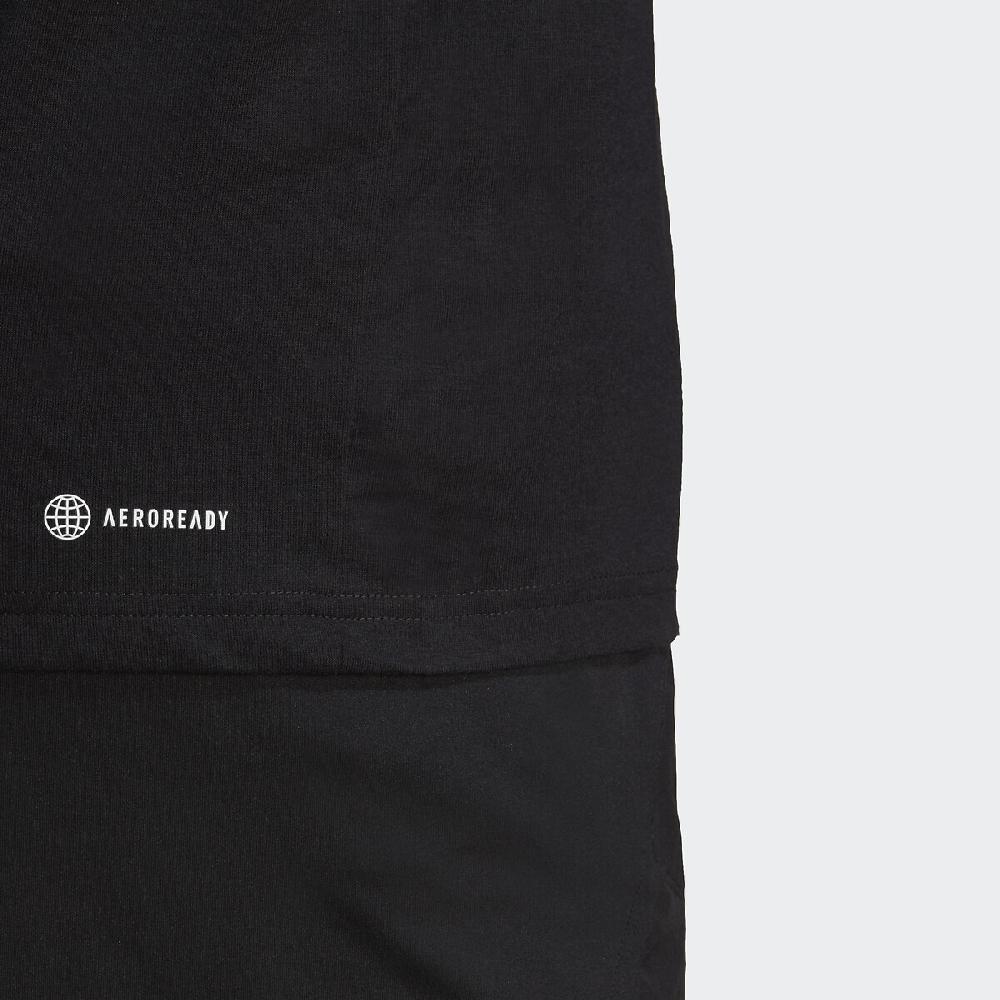 laredoute T-Shirt mit rundem Ausschnitt schwarz adidas Performance Outlet