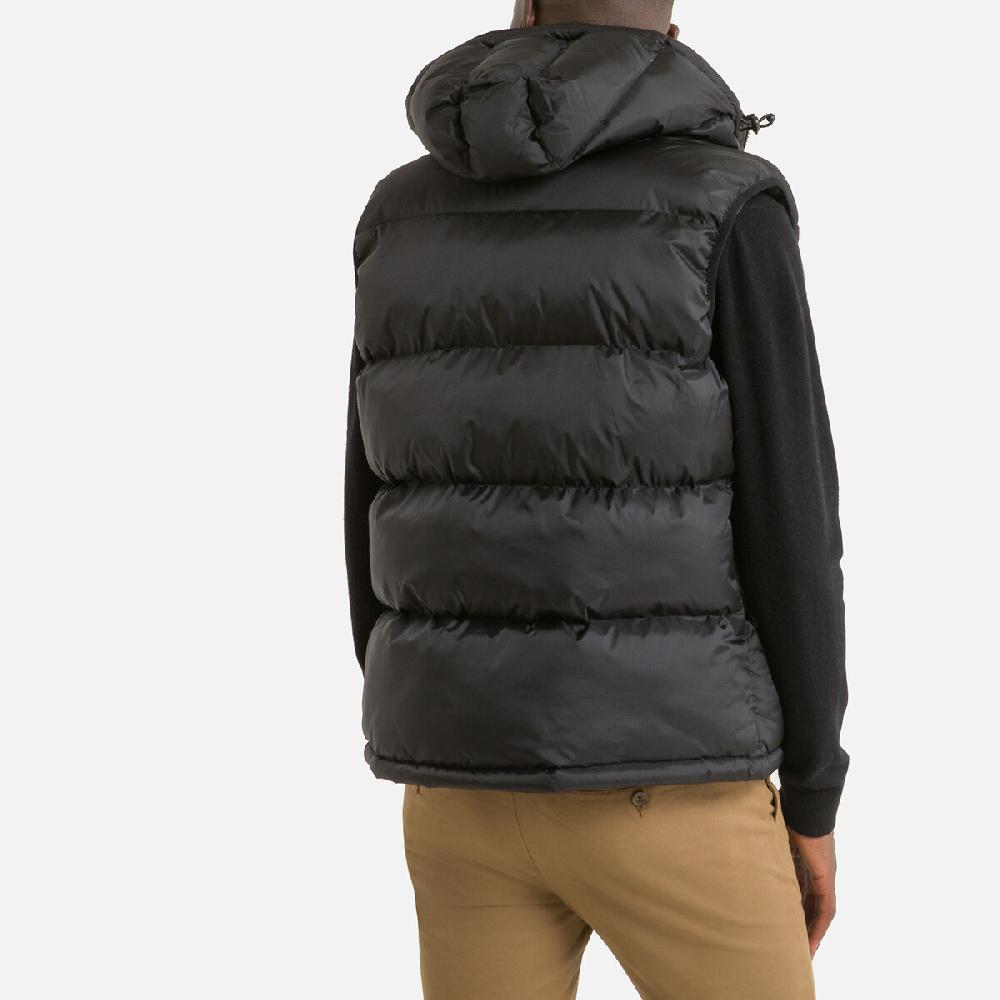 laredoute Ärmelloses Stepp-Gilet Idaho 2V mit Kapuze schwarz SCHOTT Exklusivangebot