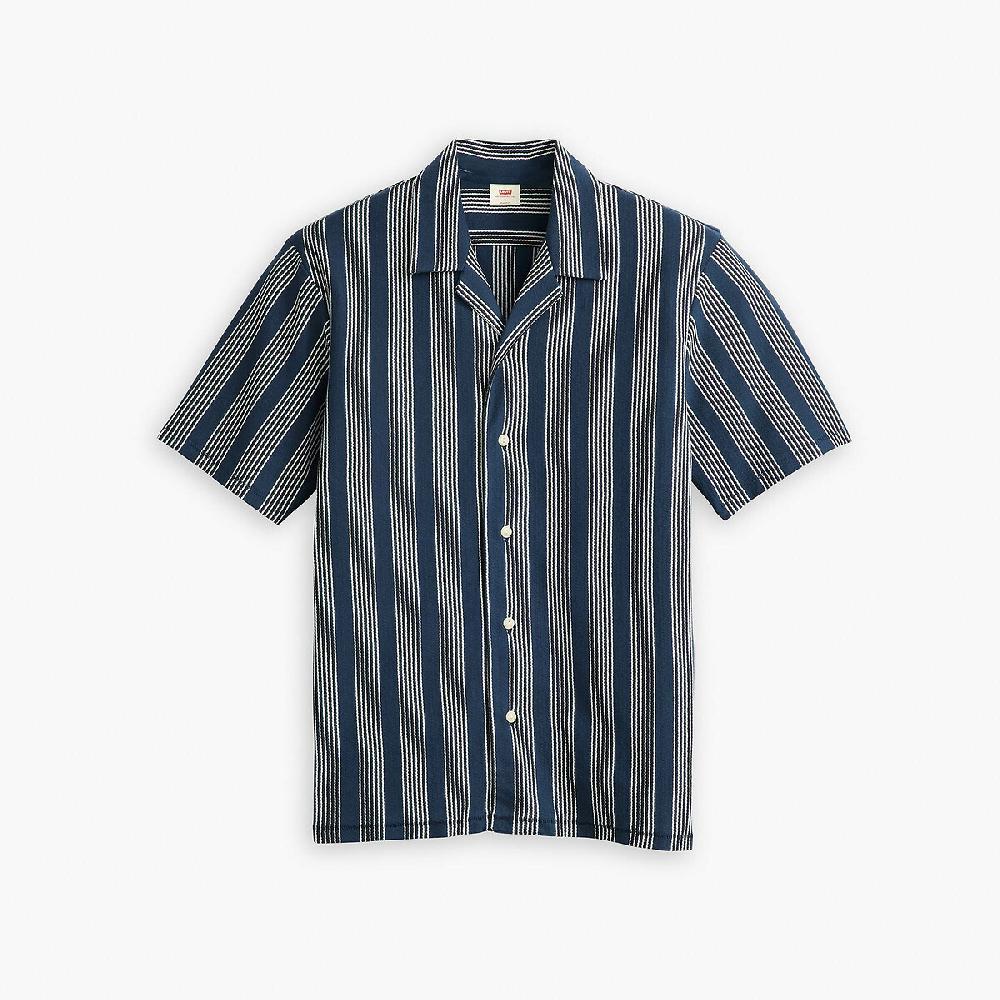 laredoute Gestreiftes Kurzarm-Hemd Baumwolljersey blau gestreift LEVI'S Cyber Monday