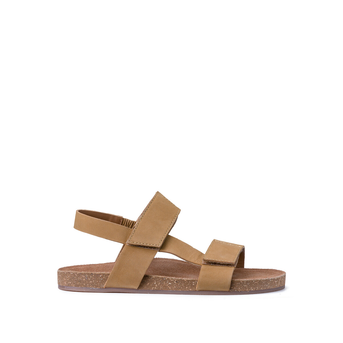 laredoute Ledersandalen mit Klettverschluss beige LA REDOUTE COLLECTIONS Räumungsverkauf
