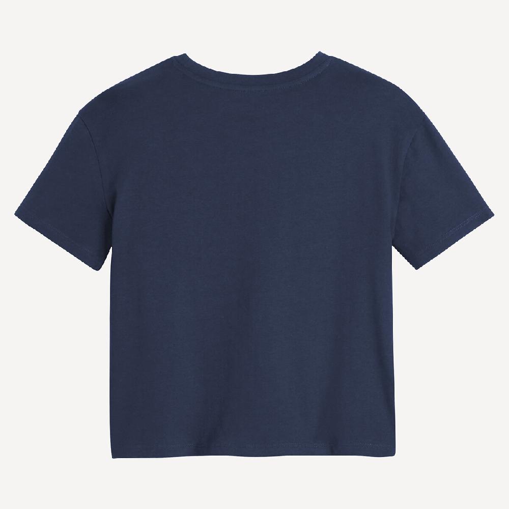 laredoute T-Shirt mit rundem Ausschnitt & Sonnen-Print marine LA REDOUTE COLLECTIONS VIP-Rabatte