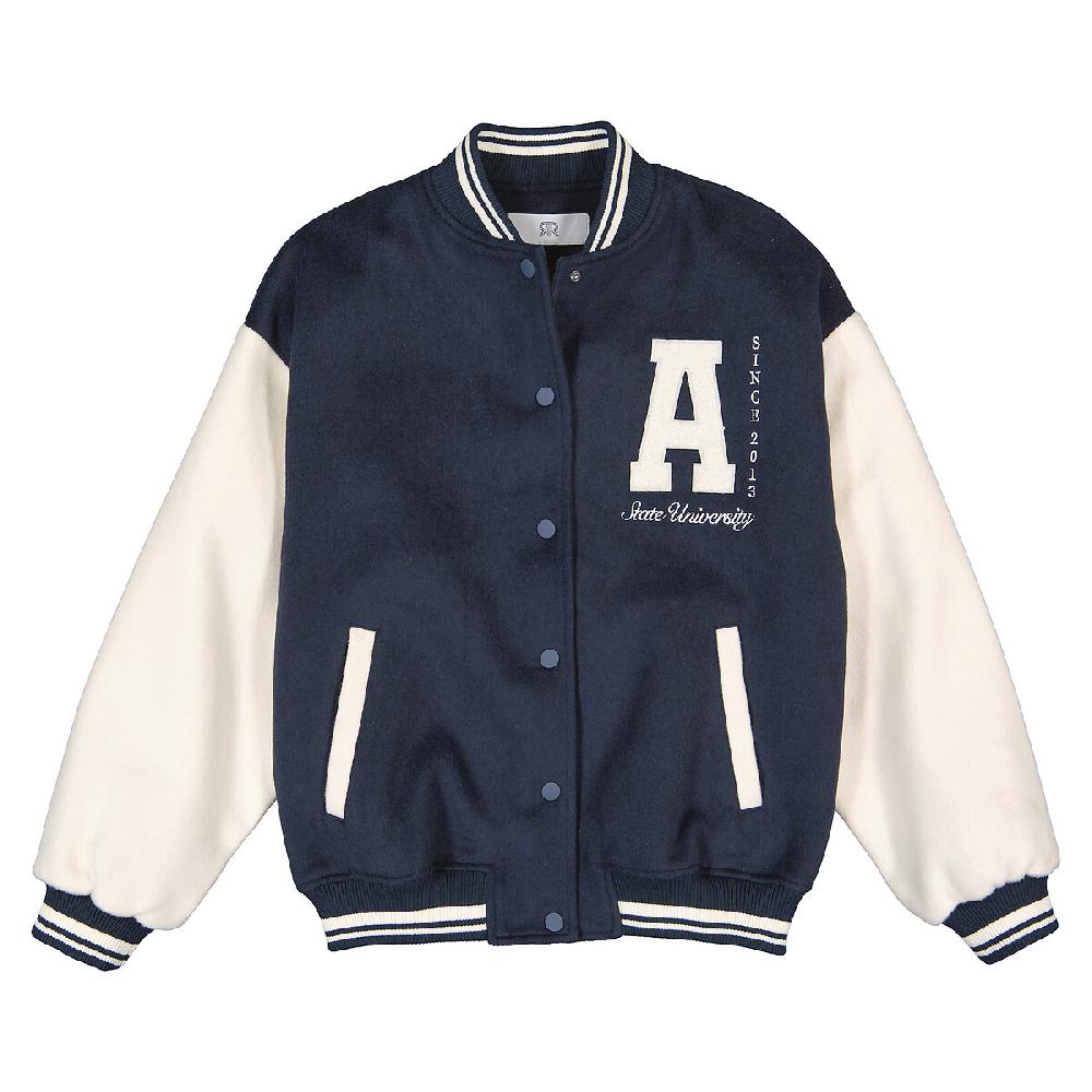 laredoute Jacke im College-Style marine/ecru LA REDOUTE COLLECTIONS Super Sparpreis