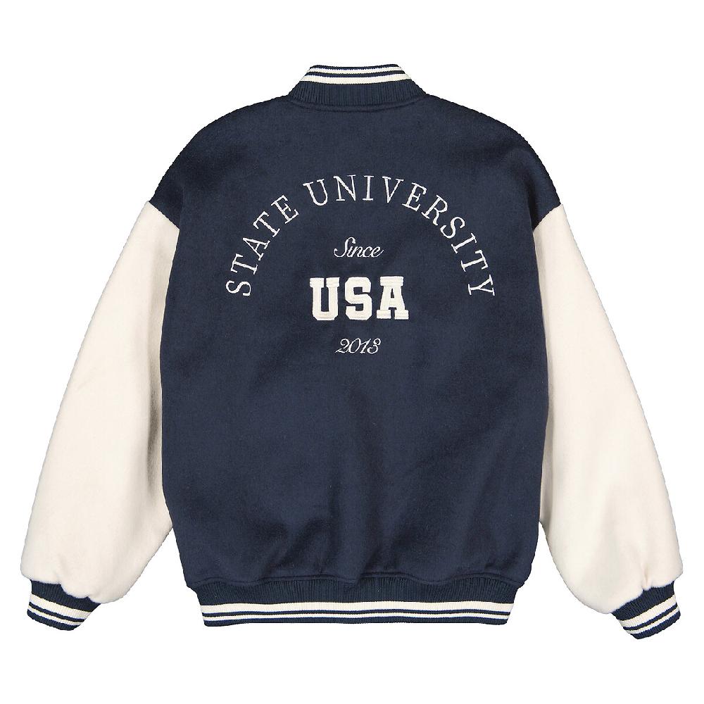 laredoute Jacke im College-Style marine/ecru LA REDOUTE COLLECTIONS Super Sparpreis
