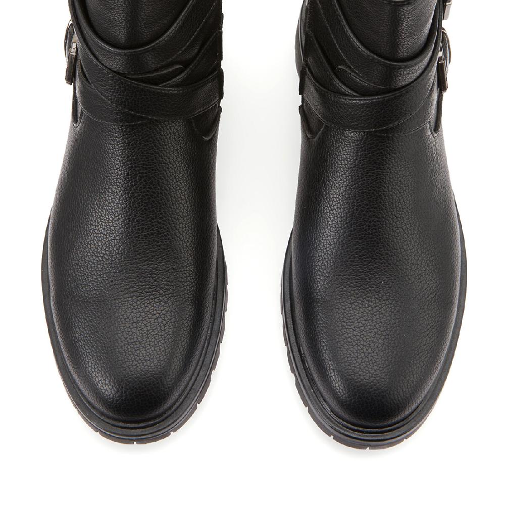 laredoute Boots im Bikerstil Profilsohle schwarz LA REDOUTE COLLECTIONS Begrenzte Freigabe