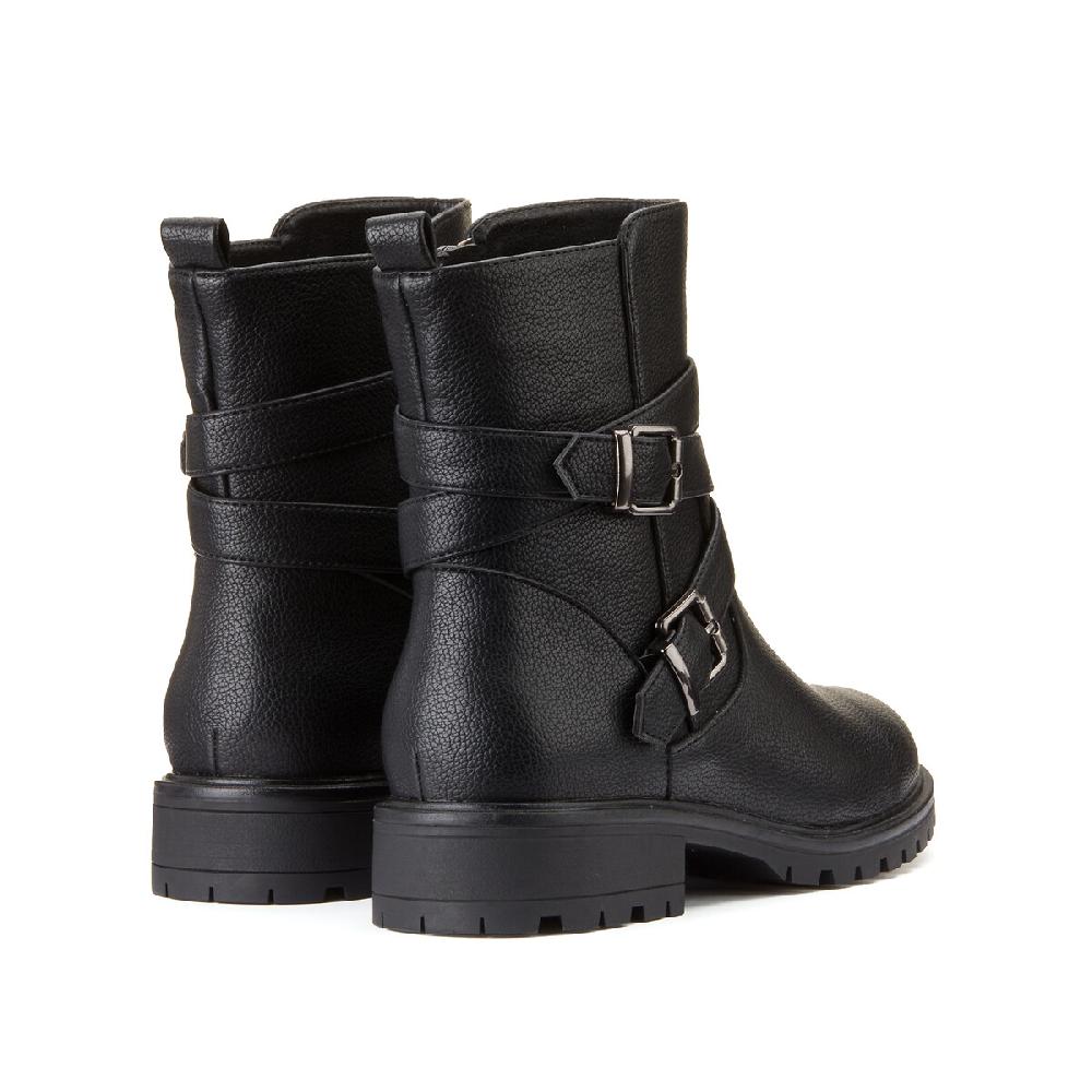 laredoute Boots im Bikerstil Profilsohle schwarz LA REDOUTE COLLECTIONS Begrenzte Freigabe