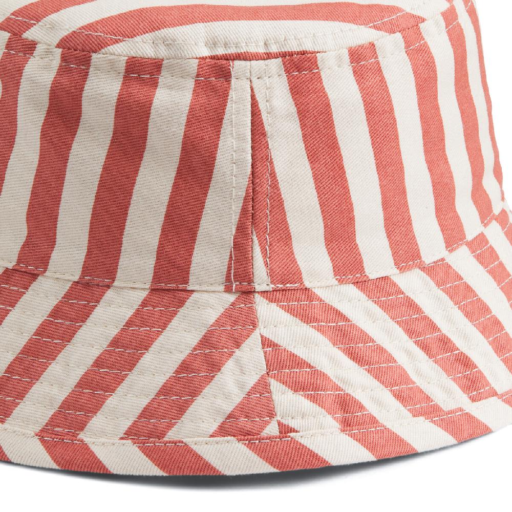 laredoute Gestreifter Bob-Hut aus Baumwolle rosa weiss gestreift LA REDOUTE COLLECTIONS Letzter Tag