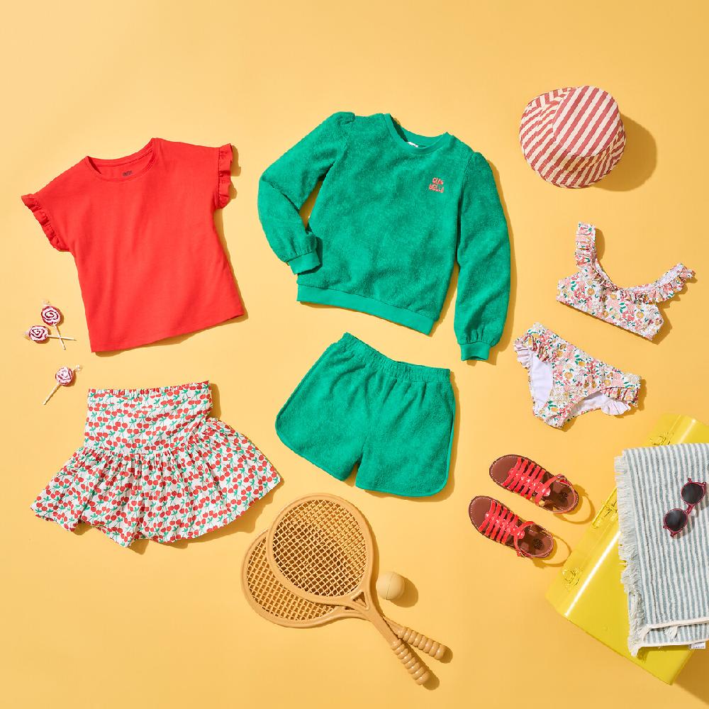 laredoute Gestreifter Bob-Hut aus Baumwolle rosa weiss gestreift LA REDOUTE COLLECTIONS Letzter Tag