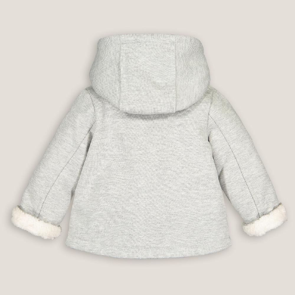 laredoute Winterjacke mit Kapuze grau meliert LA REDOUTE COLLECTIONS Bis zu 50% Rabatt