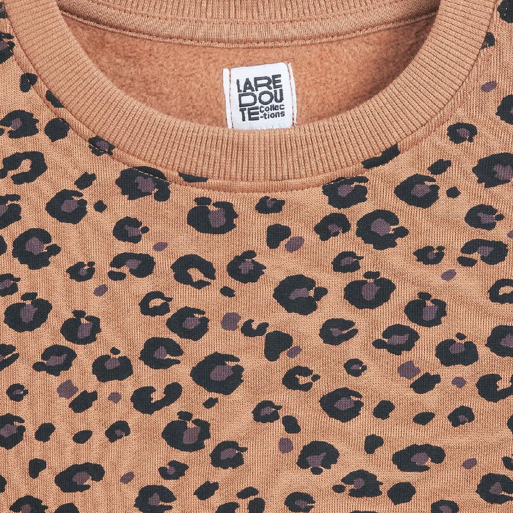 laredoute Sweatshirt mit Animalprint 18 Monate-14 Jahre leopardenmuster LA REDOUTE COLLECTIONS Vierteljährliche Förderung