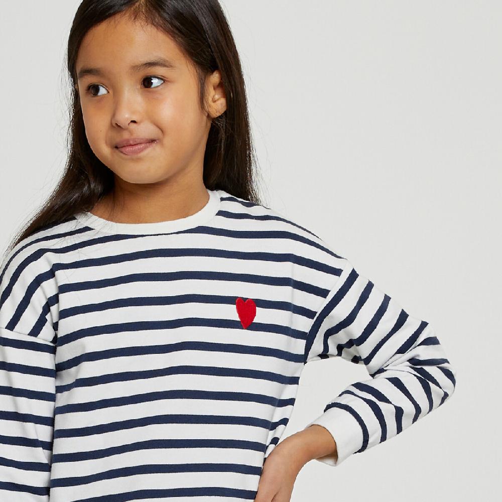 laredoute Gestreiftes Sweatshirt mit rundem Ausschnitt marine gestreift LA REDOUTE COLLECTIONS 50% Rabatt mit kostenlosem Versand