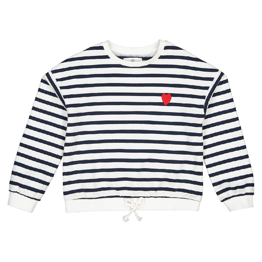 laredoute Gestreiftes Sweatshirt mit rundem Ausschnitt marine gestreift LA REDOUTE COLLECTIONS 50% Rabatt mit kostenlosem Versand