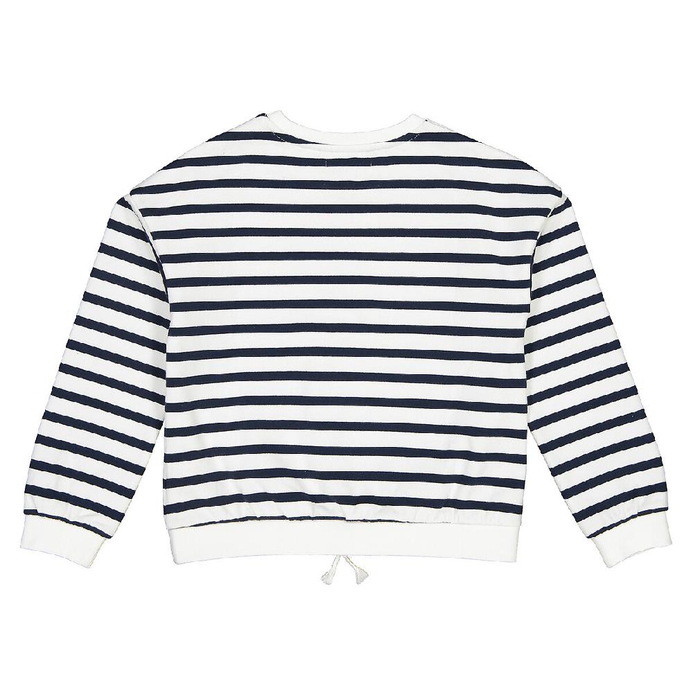 laredoute Gestreiftes Sweatshirt mit rundem Ausschnitt marine gestreift LA REDOUTE COLLECTIONS 50% Rabatt mit kostenlosem Versand