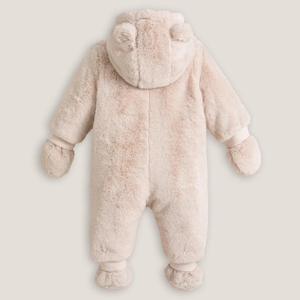 laredoute Kuscheliger Overall mit Kapuze rosa LA REDOUTE COLLECTIONS Kostenloser Versand international